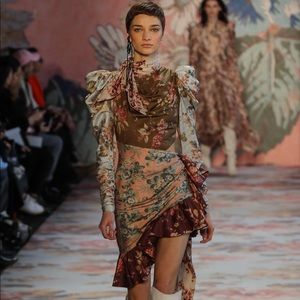 Zimmermann tempest tucked contour mini dress Sz 1